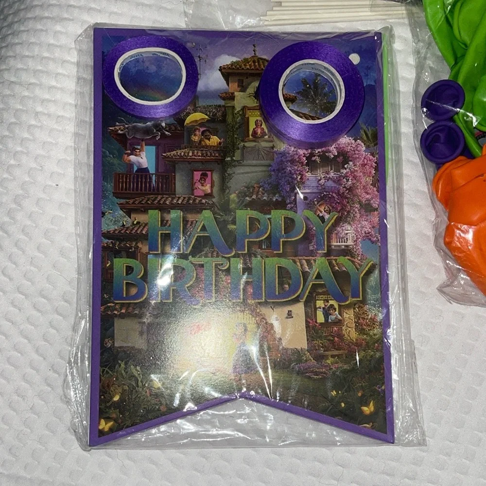 Disney Encanto Bruno, Mirabel, Birthday Party Set, Happy Birthday Kit
